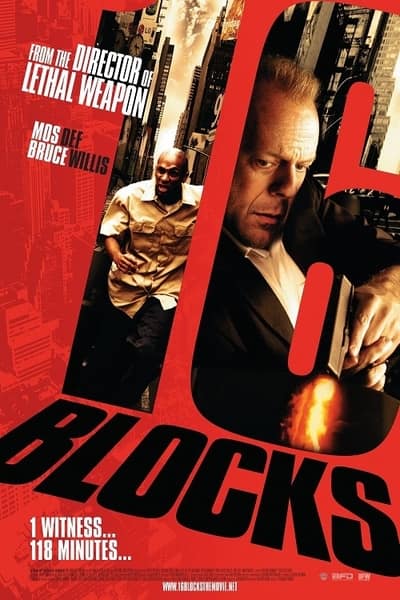 Download 16 Blocks (2006) Dual Audio {Hindi-English} Movie 480p | 720p BluRay 300MB | 800MB Download 16 Blocks (2006) Dual Audio {Hindi-English} Movie 480p | 720p BluRay 300MB | 800MB