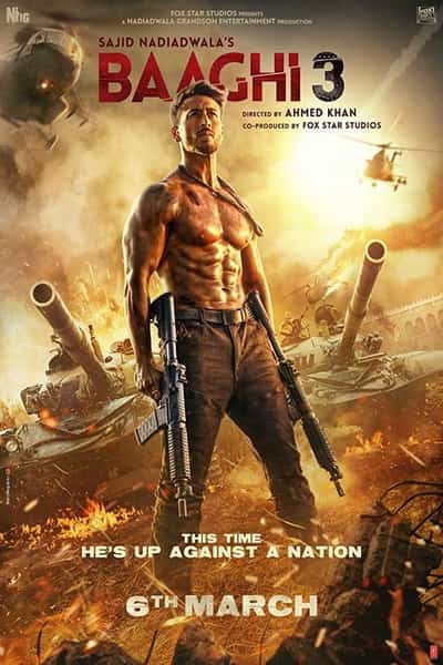 Download Baaghi 3 (2020) Hindi Movie 480p | 720p WEB-DL 400MB | 1.1GB