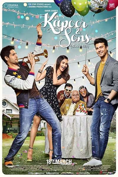 Download Kapoor & Sons (2016) Hindi Movie 480p | 720p BluRay 350MB | 1GB ESub Download Kapoor & Sons (2016) Hindi Movie 480p | 720p BluRay 350MB | 1GB ESub