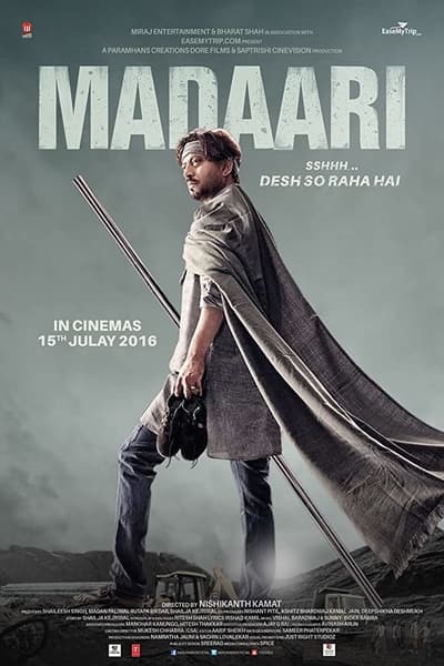 Download Madaari (2016) Hindi Movie 480p | 720p BluRay 400MB | 1.1GB ESub Download Madaari (2016) Hindi Movie 480p | 720p BluRay 400MB | 1.1GB ESub