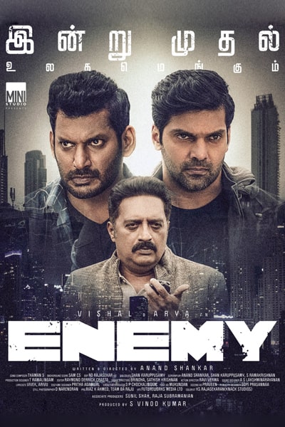 Download Enemy (2021) Dual Audio {Hindi-Tamil} Movie 480p | 720p | 1080p WEB-DL ESub Download Enemy (2021) Dual Audio {Hindi-Tamil} Movie 480p | 720p | 1080p WEB-DL ESub