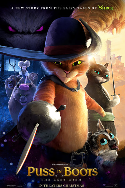 Download Puss in Boots: The Last Wish (2022) Dual Audio {Hindi-English} Movie 480p | 720p | 1080p BluRay ESub