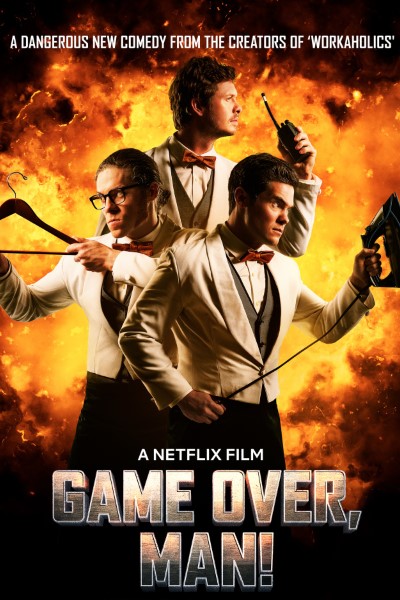 Download Game Over, Man! (2018) English Movie 480p | 720p | 1080p WEB-DL ESub Download Game Over, Man! (2018) English Movie 480p | 720p | 1080p WEB-DL ESub