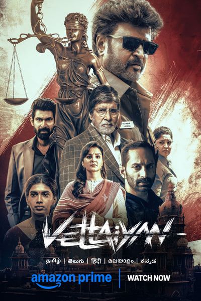 Download Vettaiyan (2024) Dual Audio {Hindi-Tamil} Movie 480p | 720p | 1080p WEB-DL ESub Download Vettaiyan (2024) Dual Audio {Hindi-Tamil} Movie 480p | 720p | 1080p WEB-DL ESub